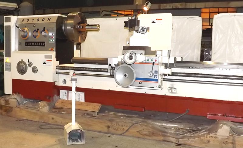 40" x 60" CUTMASTER ... BIG BORE LATHE 5-1/8" SPINDLE HOLE